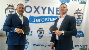 Read more about the article Firma Oxynet sponsorem tytularnym tenisistów stołowych z Jarosławia