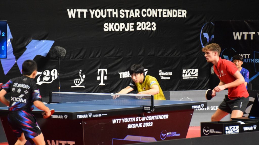 Read more about the article Miłosz Redzimski złotym medalistą w grze deblowej w Skopje