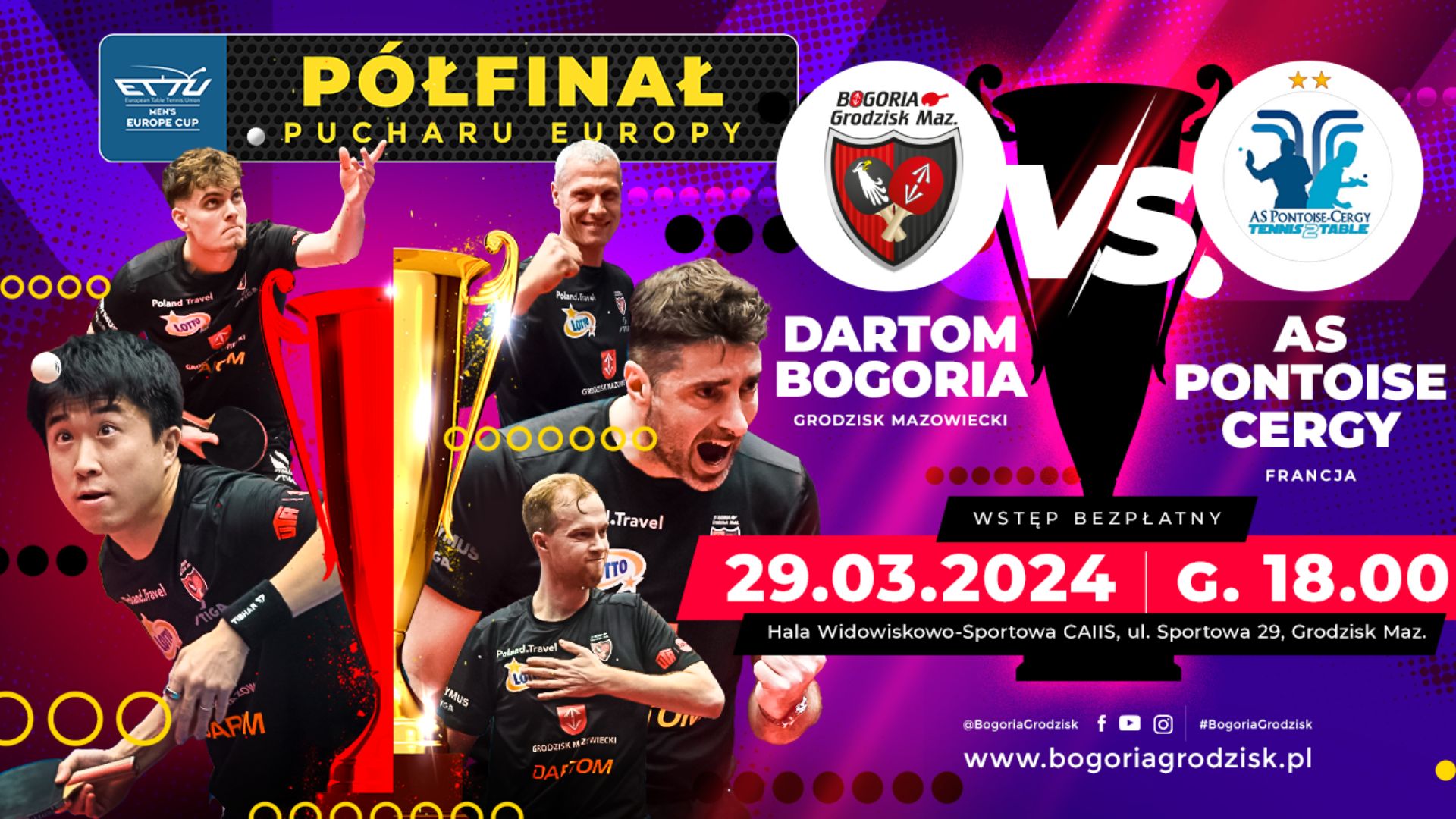 You are currently viewing Za tydzień półfinał Pucharu Europy z udziałem Dartomu Bogorii