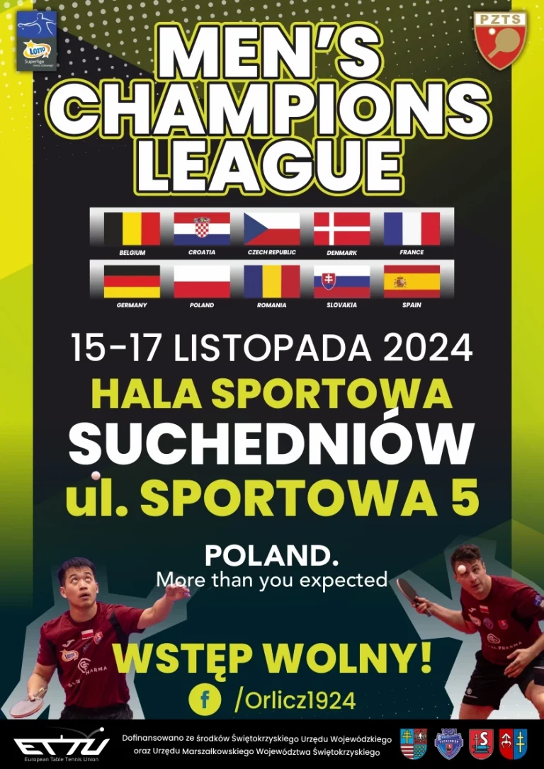 Plakat Champions League PL